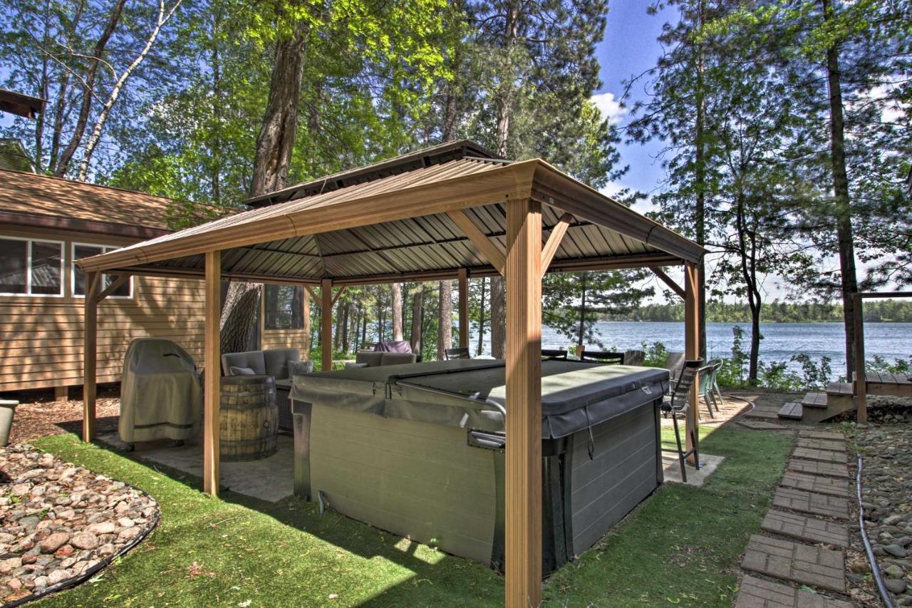 Loon Lake Lodge With Dock, Sauna And Hot Tub! Pequot Lakes Eksteriør billede