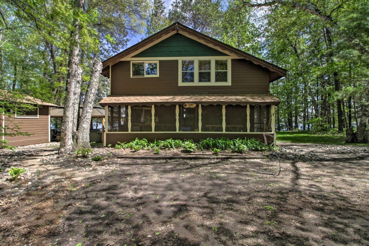 Loon Lake Lodge With Dock, Sauna And Hot Tub! Pequot Lakes Eksteriør billede