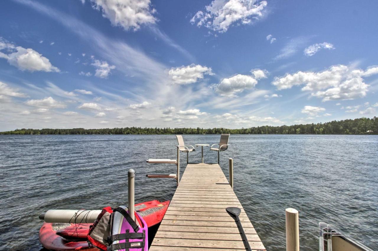 Loon Lake Lodge With Dock, Sauna And Hot Tub! Pequot Lakes Eksteriør billede